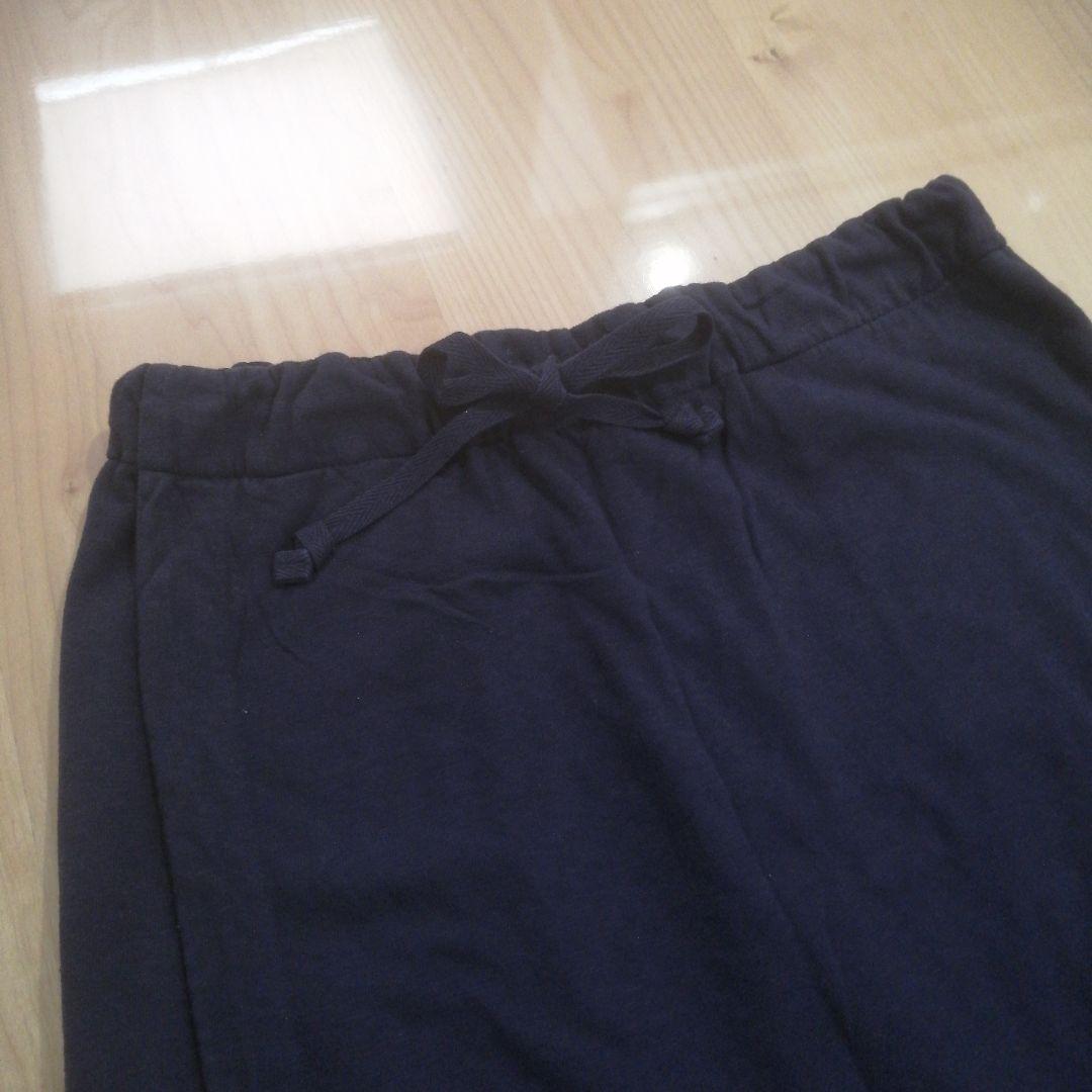 キャピタル　ラップパンツ　タイパンツ風　サルエル　ネイビー　2 ウエストゴム