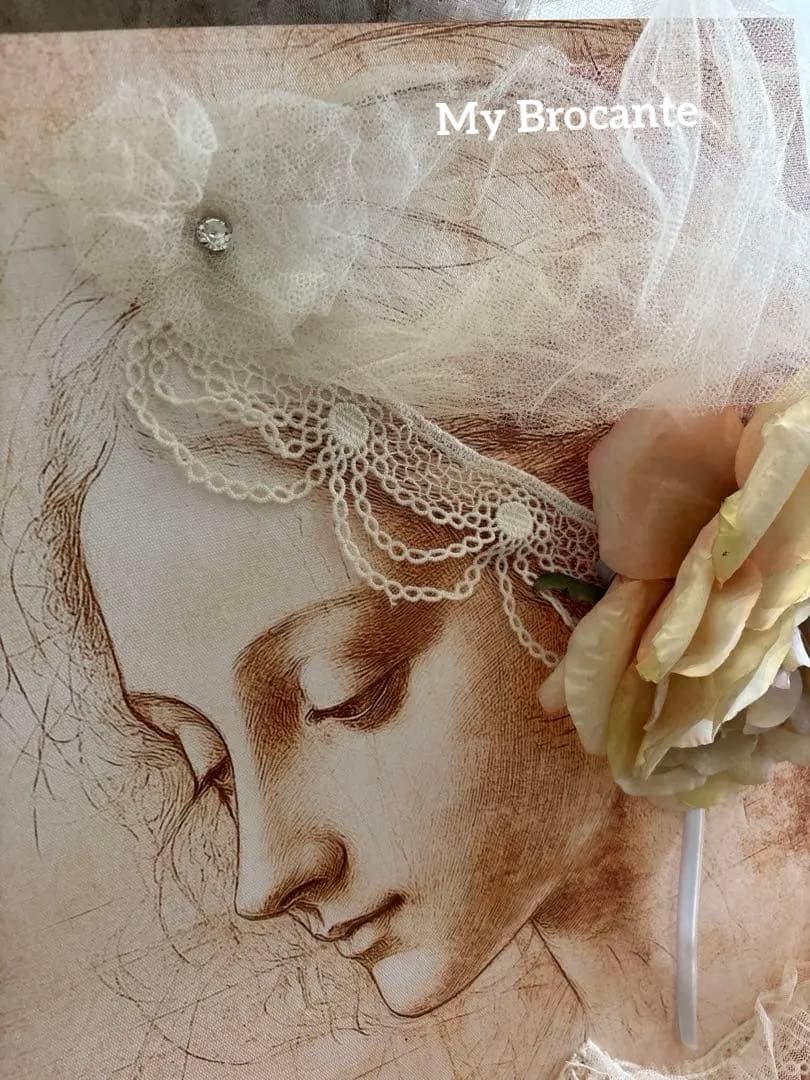Veiled Bride – Collage Art.