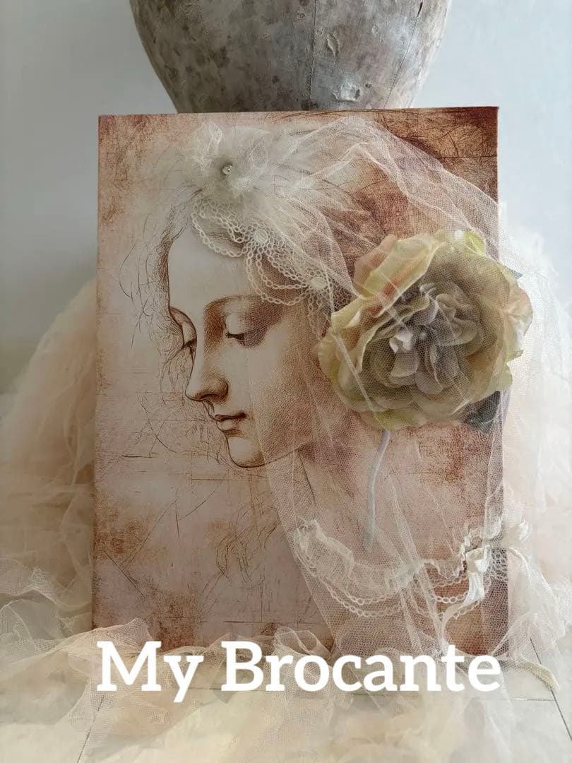 Veiled Bride – Collage Art.