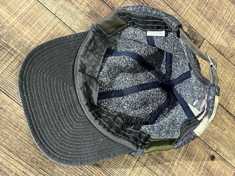美品 キャピタル 米軍 A-3 アーミー ミリタリー キャップ ネイビーグレー