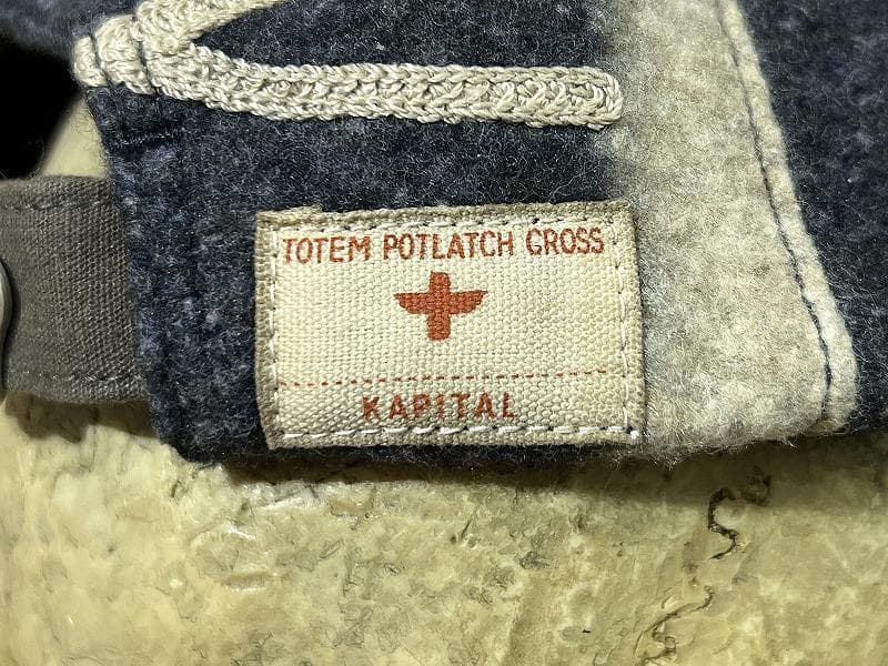 美品 キャピタル 米軍 A-3 アーミー ミリタリー キャップ ネイビーグレー