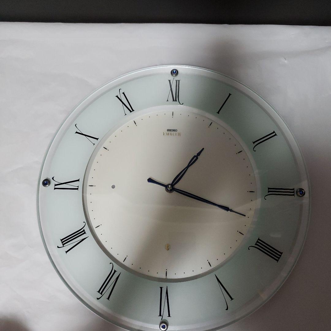 SEIKO EMBLEM 壁掛け時計　HS548W スワロフスキー