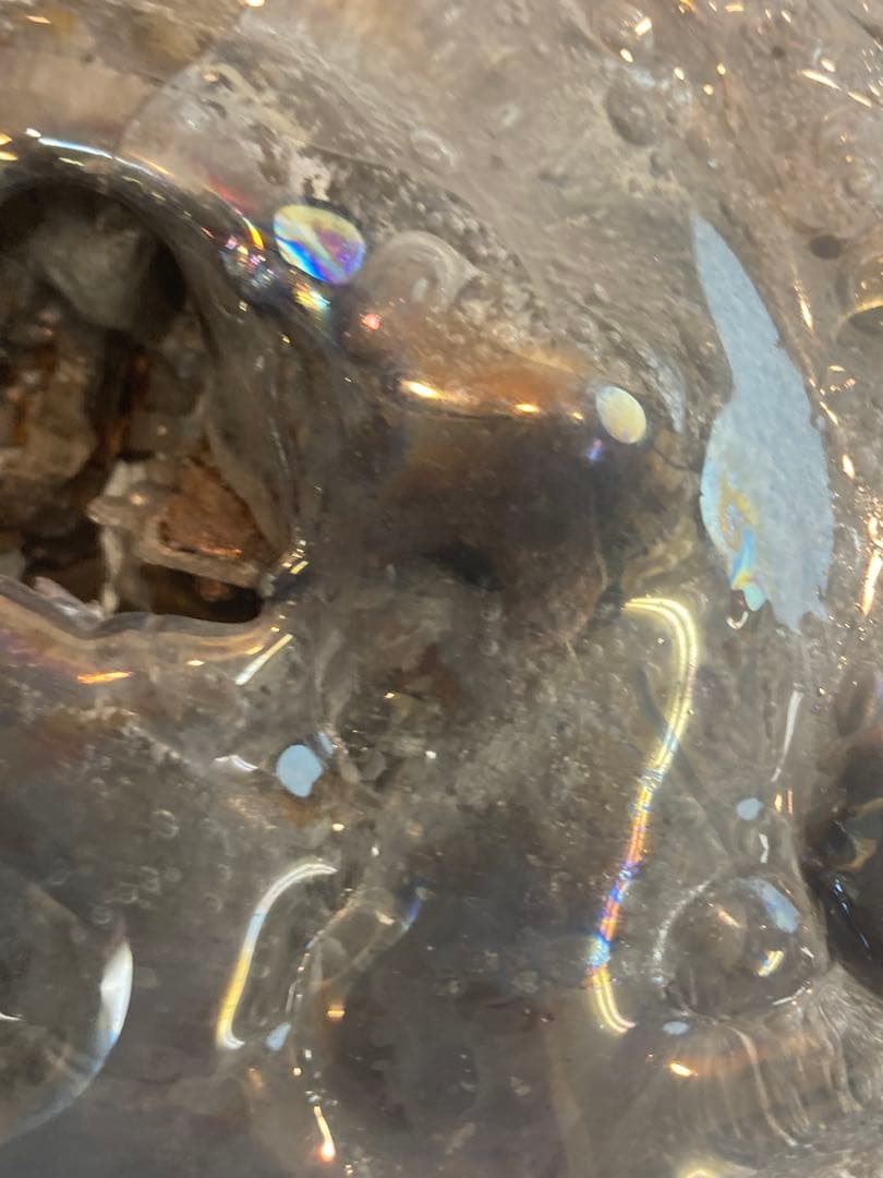 鯉江良二 作 「MASK」ガラス作品 共箱 希少作品 キズあり