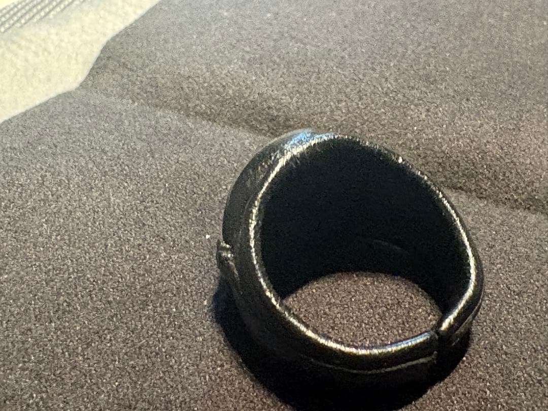 １日限定値下げ。NECROMANCE ネクロマンス　レザー義眼リング