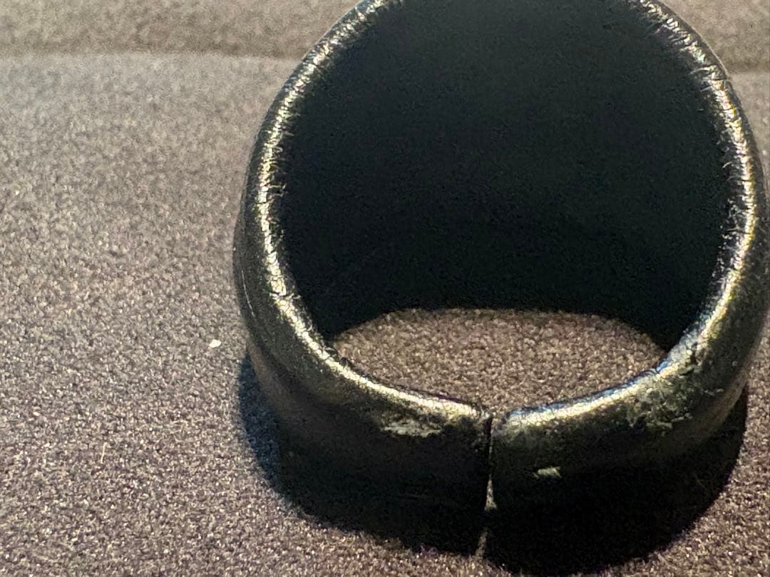 １日限定値下げ。NECROMANCE ネクロマンス　レザー義眼リング