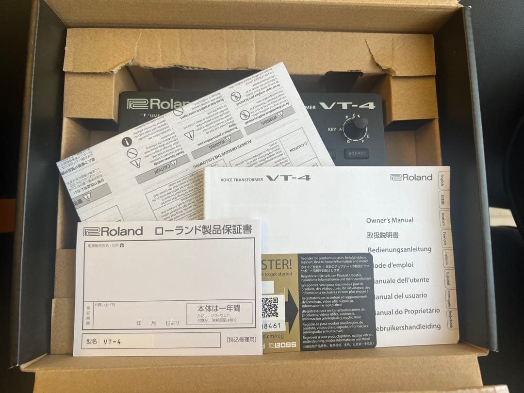 ローランドVT-4 ボイスエフェクター
