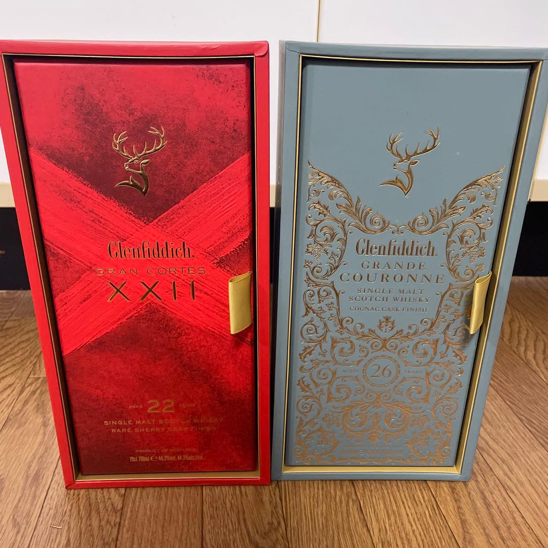 Glenfiddich XXII 22年 & グランデクロンヌ26年 セット