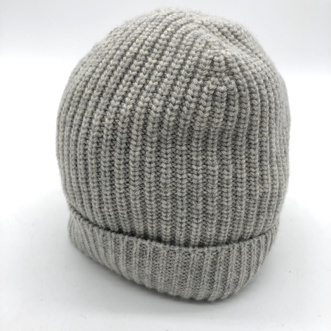 【極美品】 セリーヌ　CELINE グレー ニット帽　ビーニー CELINE