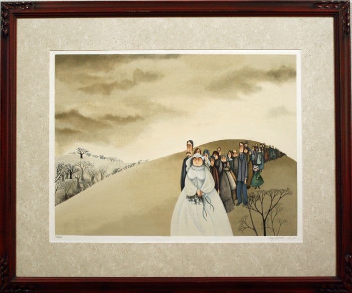 アビガイル・ヨレッシュ 「新郎新婦」 リトグラフ Avigail Yoresh