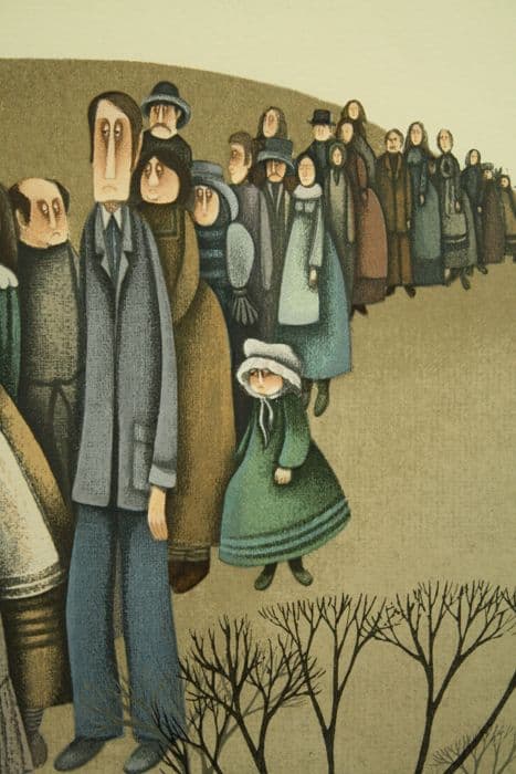 アビガイル・ヨレッシュ 「新郎新婦」 リトグラフ Avigail Yoresh