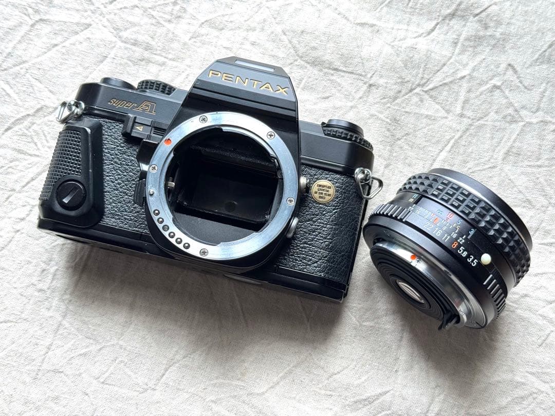 ⌘完動品！ モルト交換済、作例あり！ PENTAX Super A 限定モデル⌘