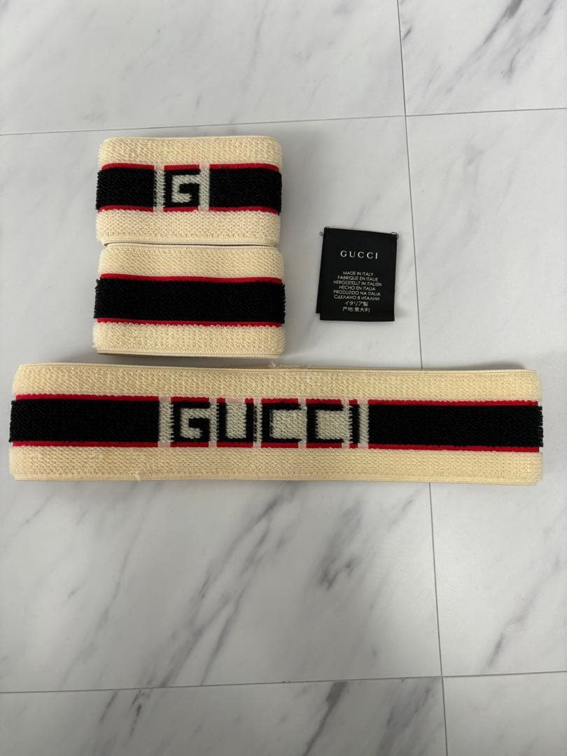 GUCCI リストバンド　ヘアバンド