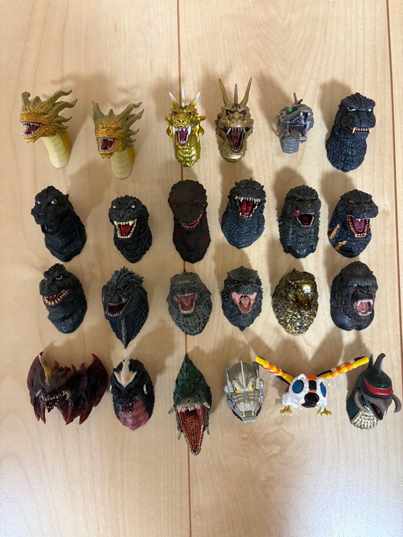 一番くじ　ゴジラ　モンスターヘッドマグネット　まとめ売りセット