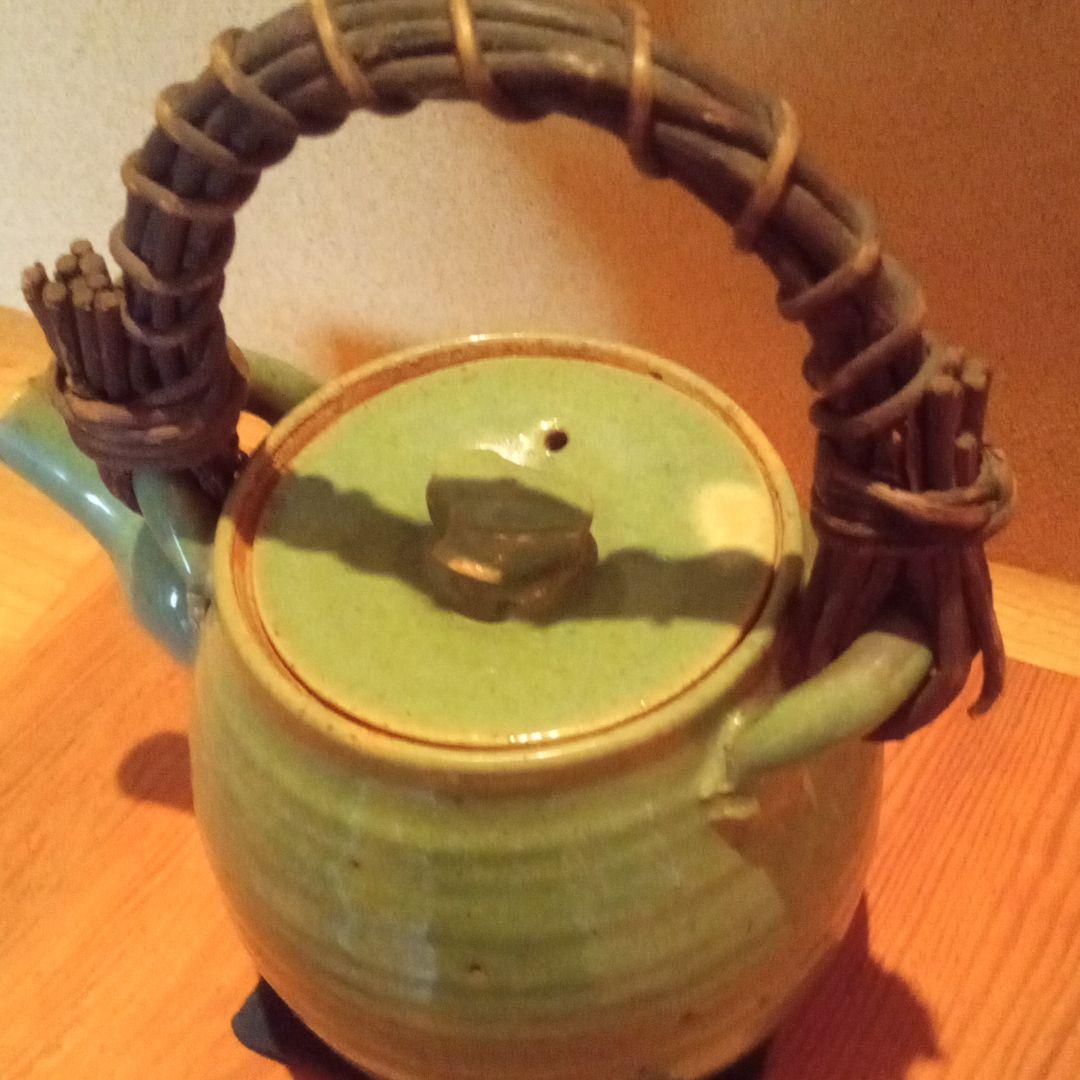 法勝寺焼　(初代　斗一)造　急須