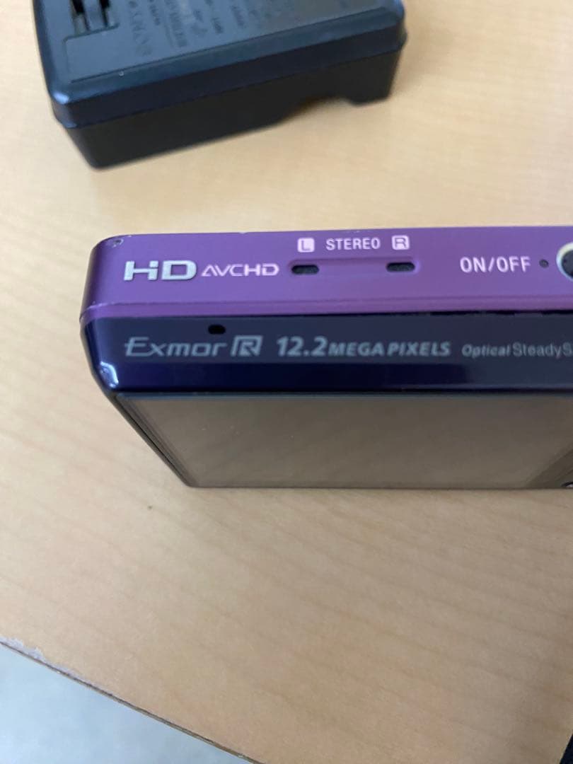 ソニー サイバーショット 紫 ピンク デジタルカメラdcs-wx5