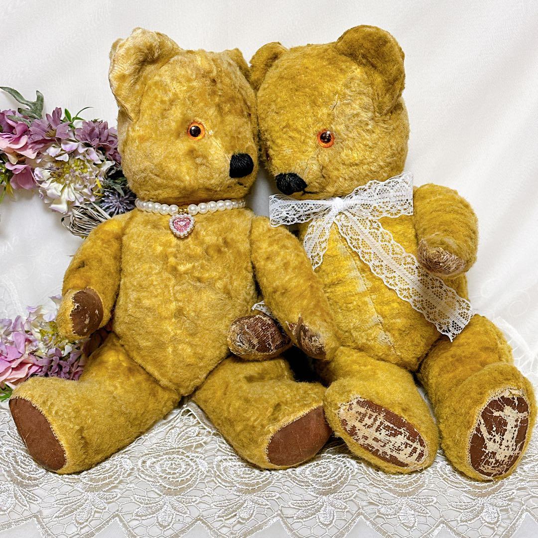 ❤️愛されチャドバレーベア❤️1950年頃　テディベア　アンティークベア　ビンテージ