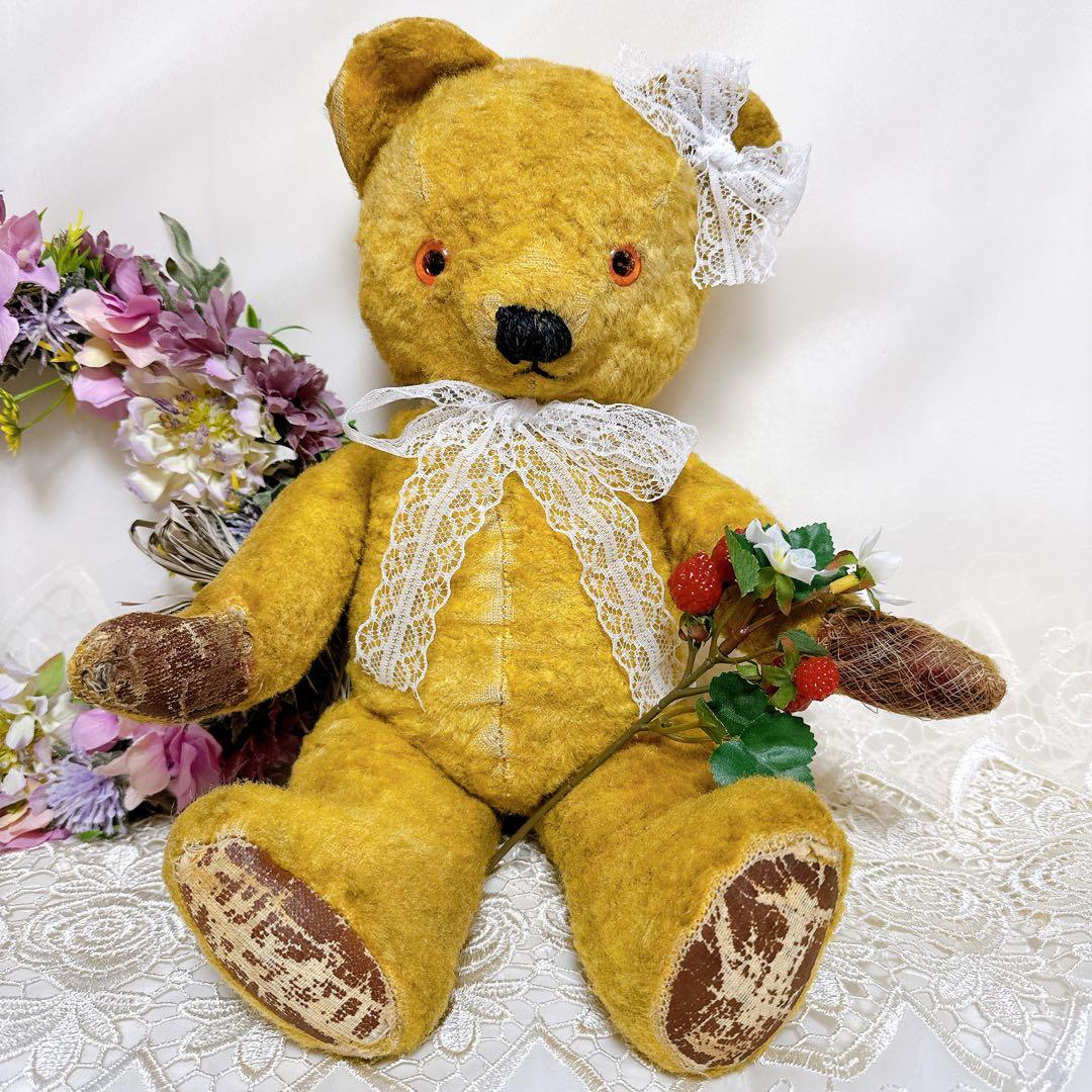 ❤️愛されチャドバレーベア❤️1950年頃　テディベア　アンティークベア　ビンテージ