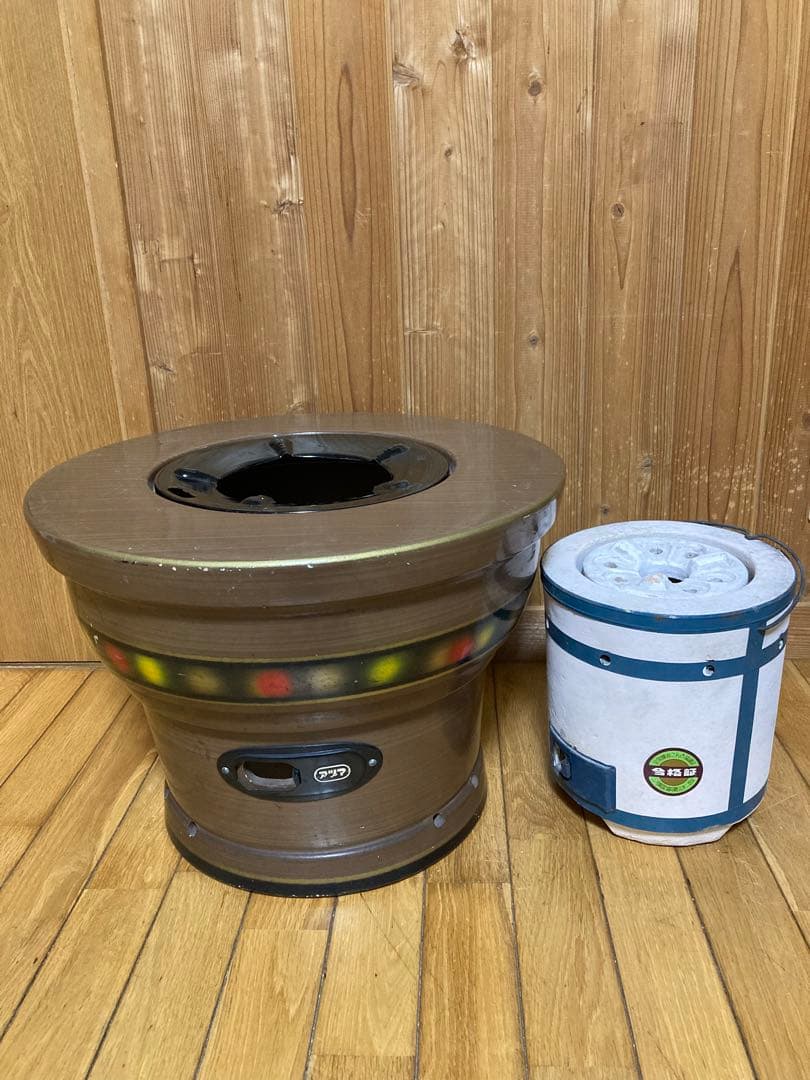 K*様 アヅマ【練炭コンロ】七輪　五徳　台座　時代物 未使用品✨庭キャンプ　災害