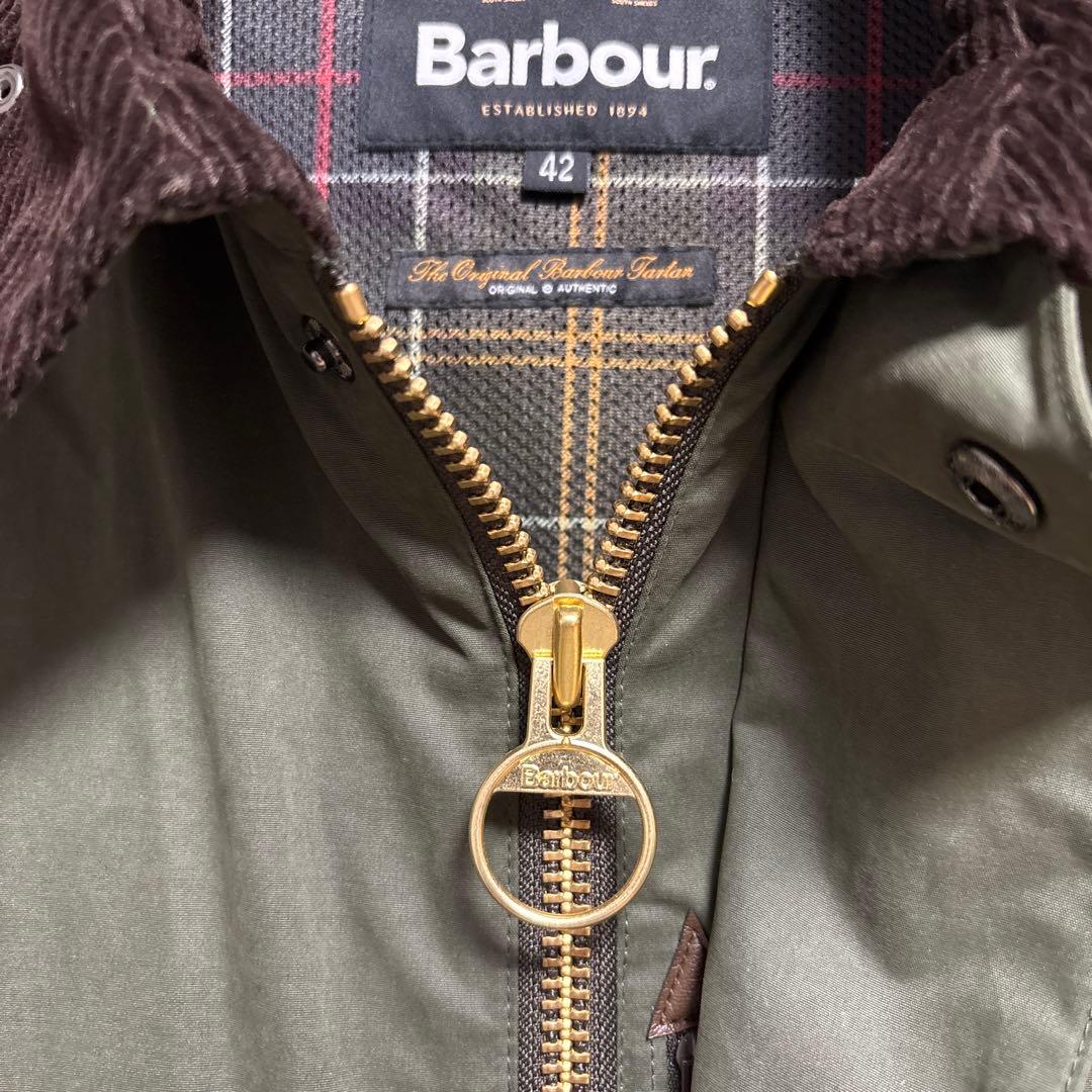 ［新品未使用品］Barbour オリーブグリーン アウター　42