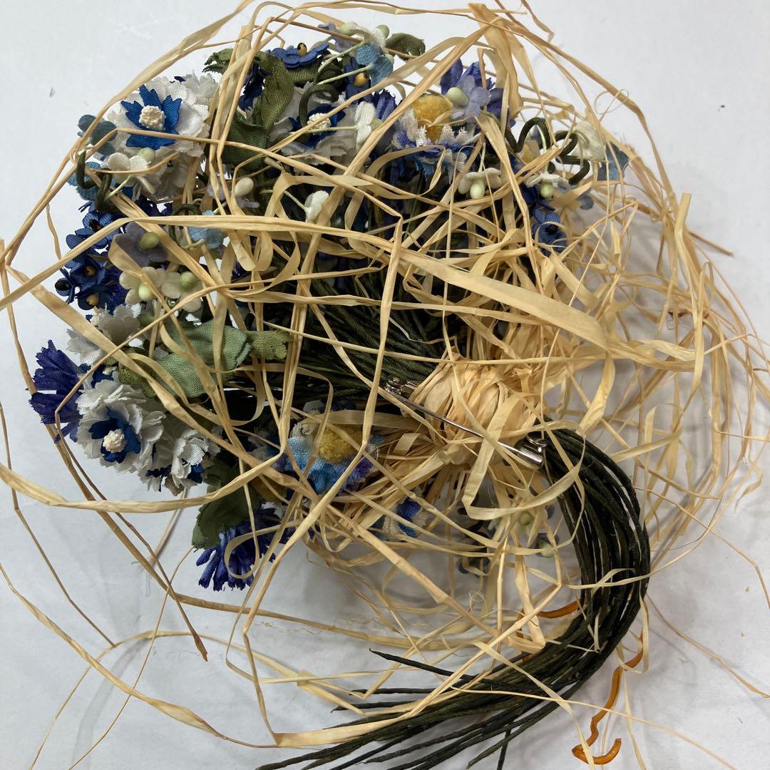 カネコイサオ ブルー コサージュ/ピンクハウス ピンク コサージュ2個set