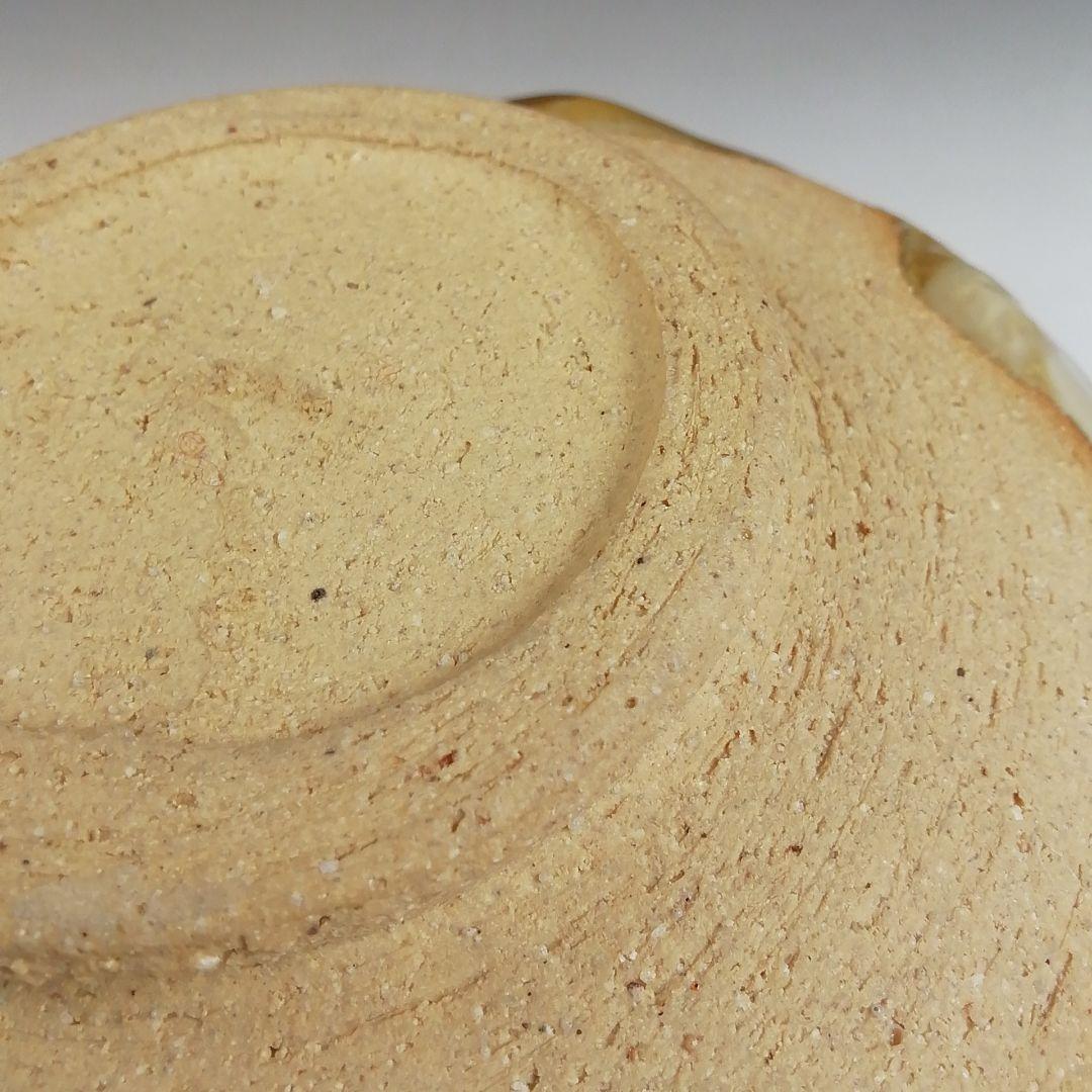 Ｔ９１３　茶碗　『高取　掛分茶碗』『十三代　高取八仙 造』　共箱　抹茶碗　茶道具