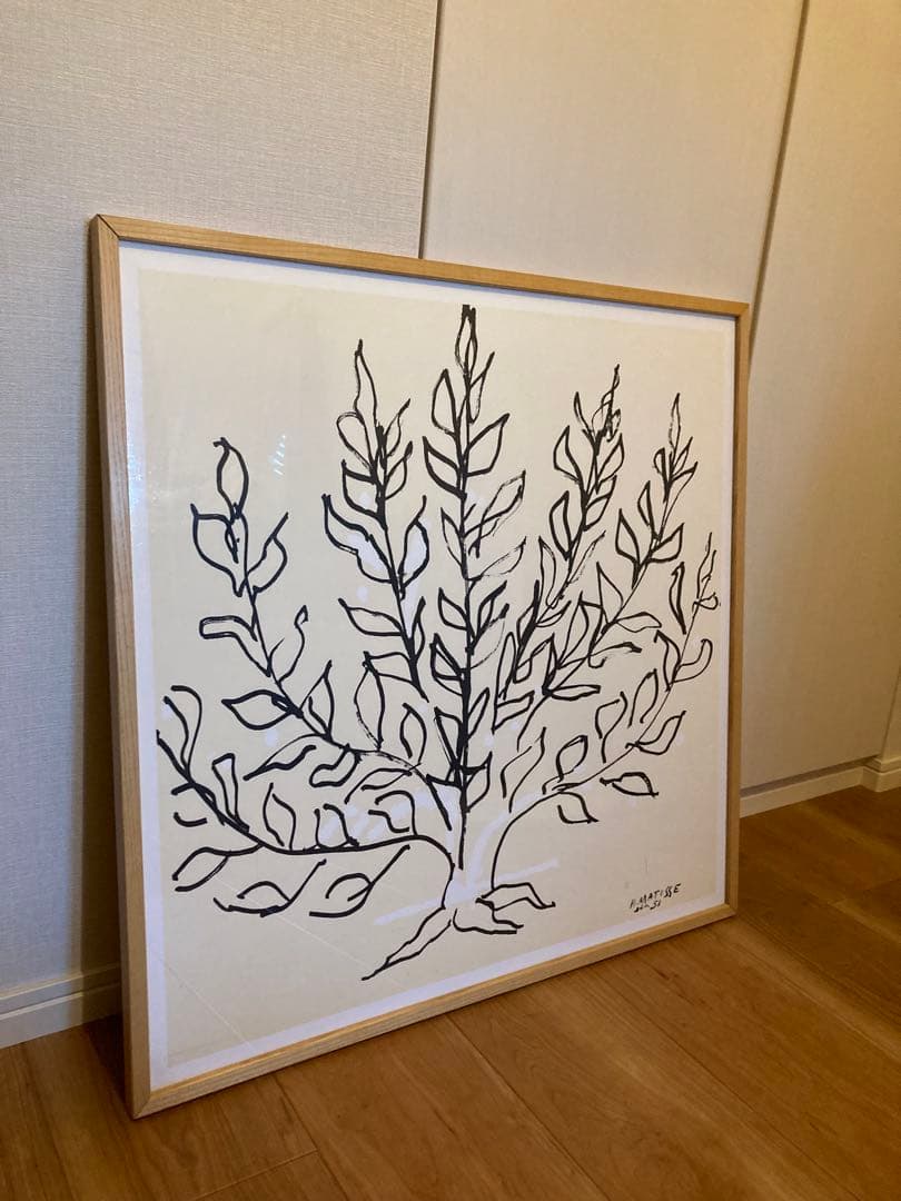 Matisse リーフデザイン 大判絵画　70×70cm