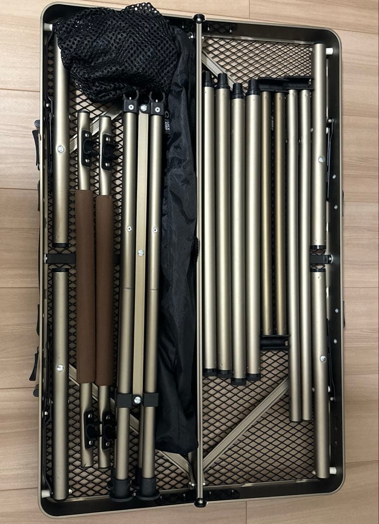 ♦︎美品♦︎クイックキャンプ フルメッシュキッチンテーブル