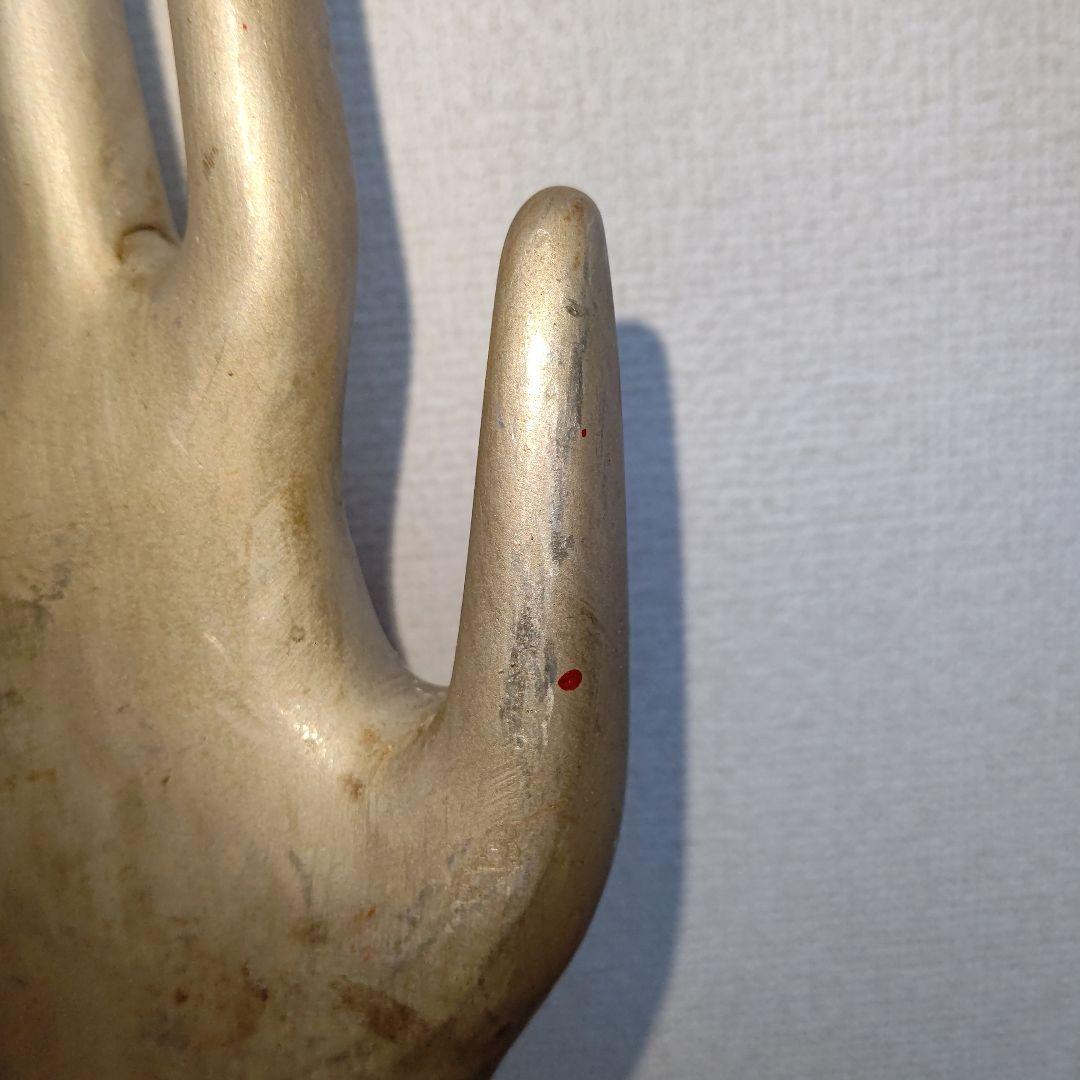 アンティーク雑貨 Aluminium hand Mold