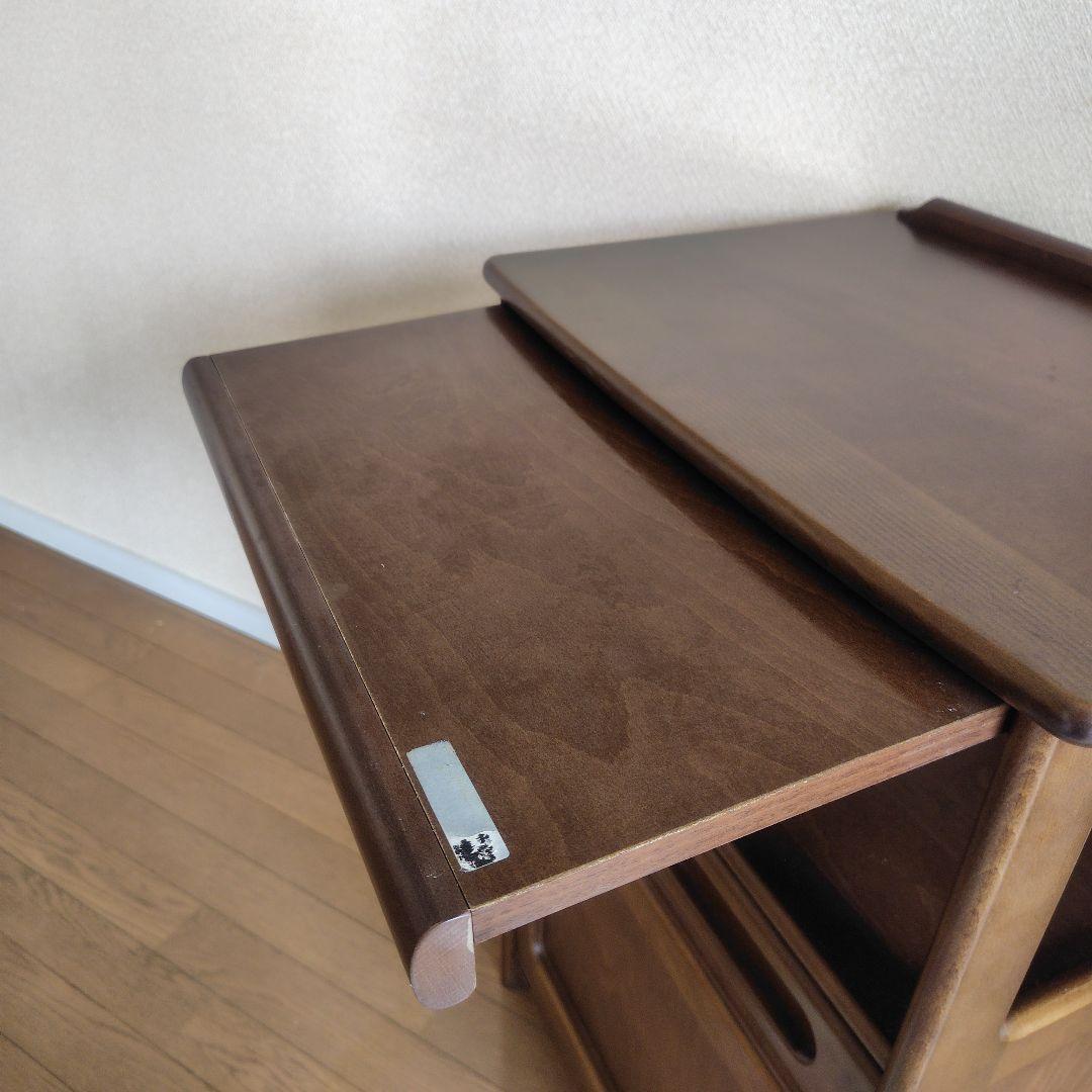 カリモク サイドボード 引き出し 扉付き 2口コンセント