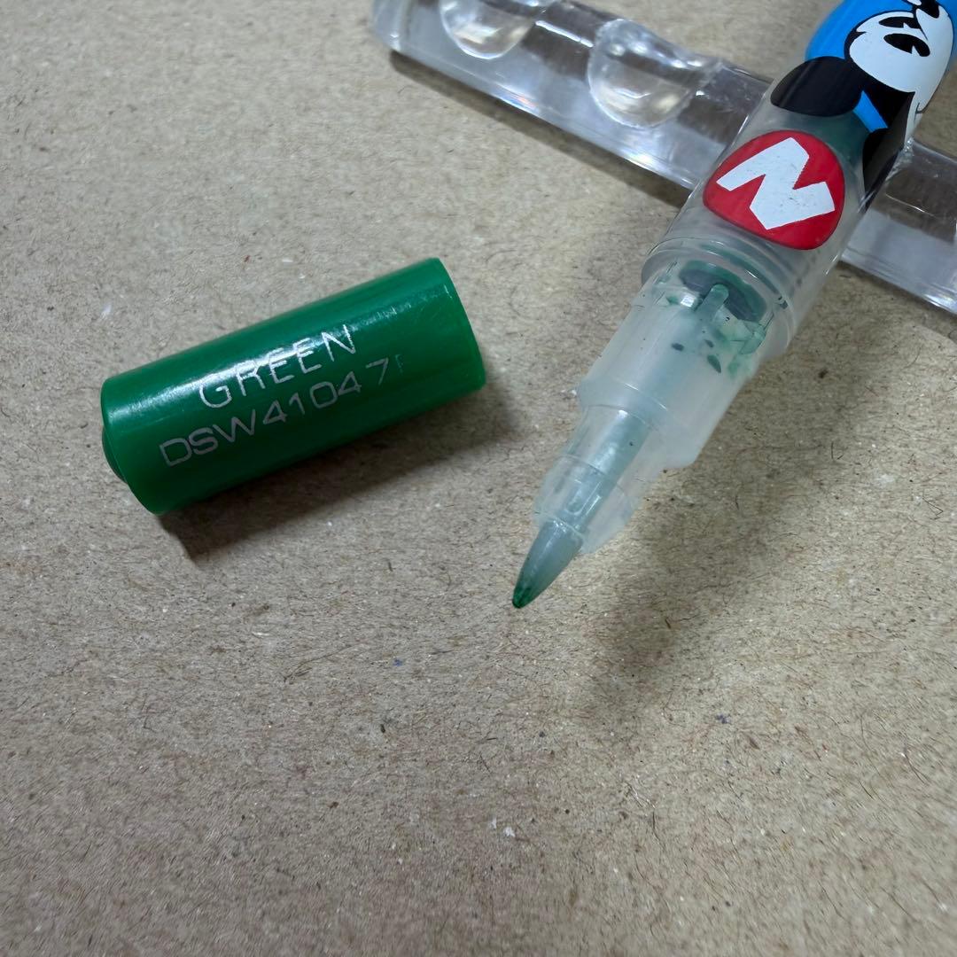 廃盤 ぺんてる カラーペン グリーン 慶弔 パーソンズ ディズニー ペン回し