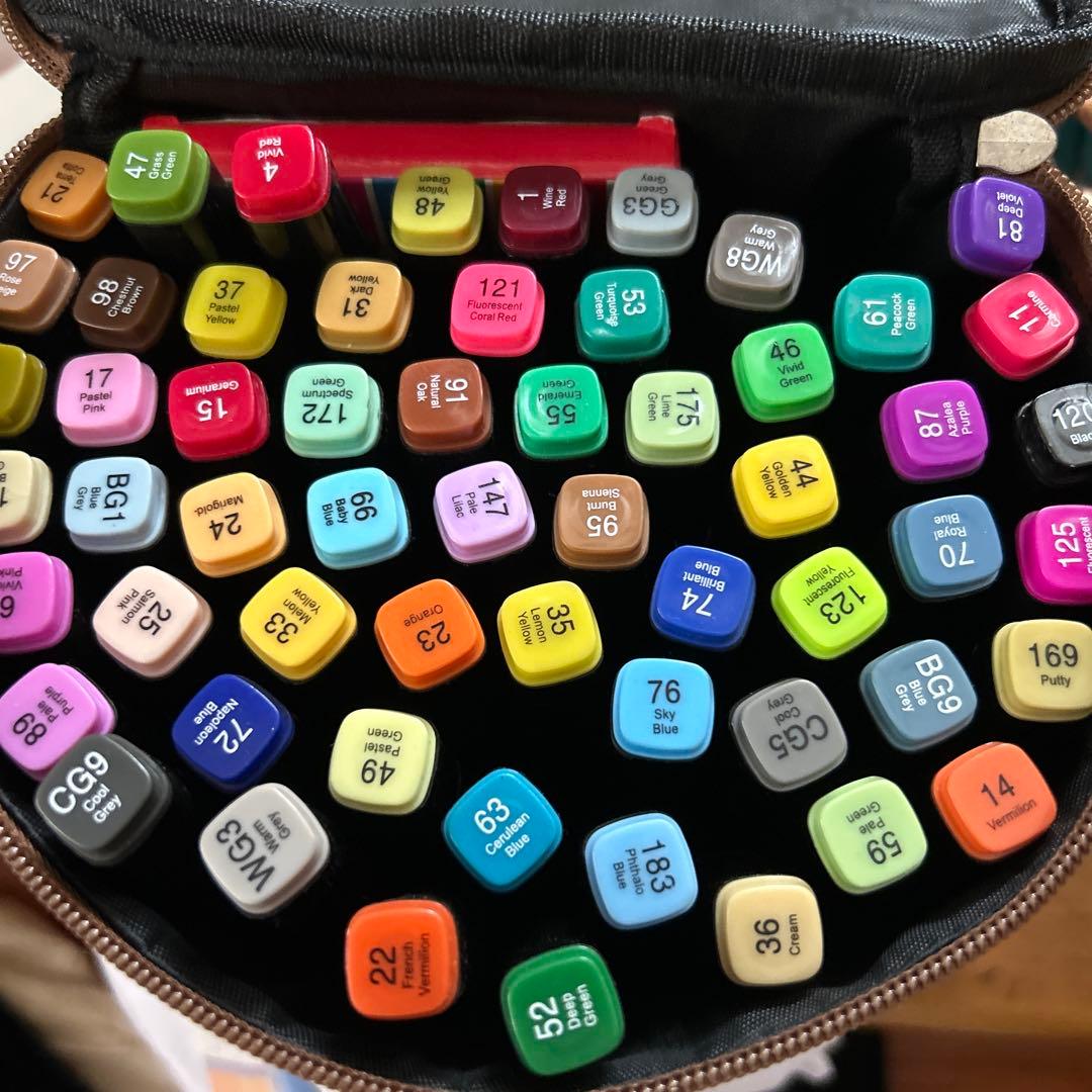 72色 アルコールマーカーセット