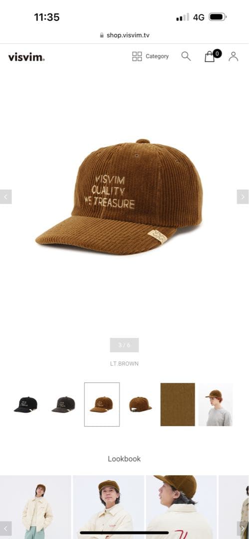 帽子 visvim EXCELSIOR II CAP WOOL CORDS