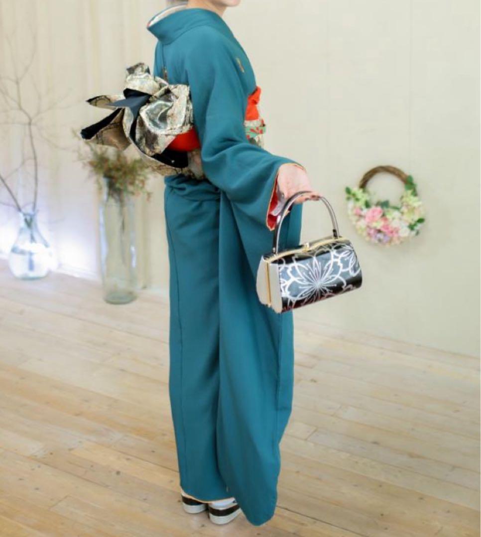 振袖フルセット、成人式、重ね衿、帯揚げ帯締め、伊達紋 正絹振袖フルセット　帯枕