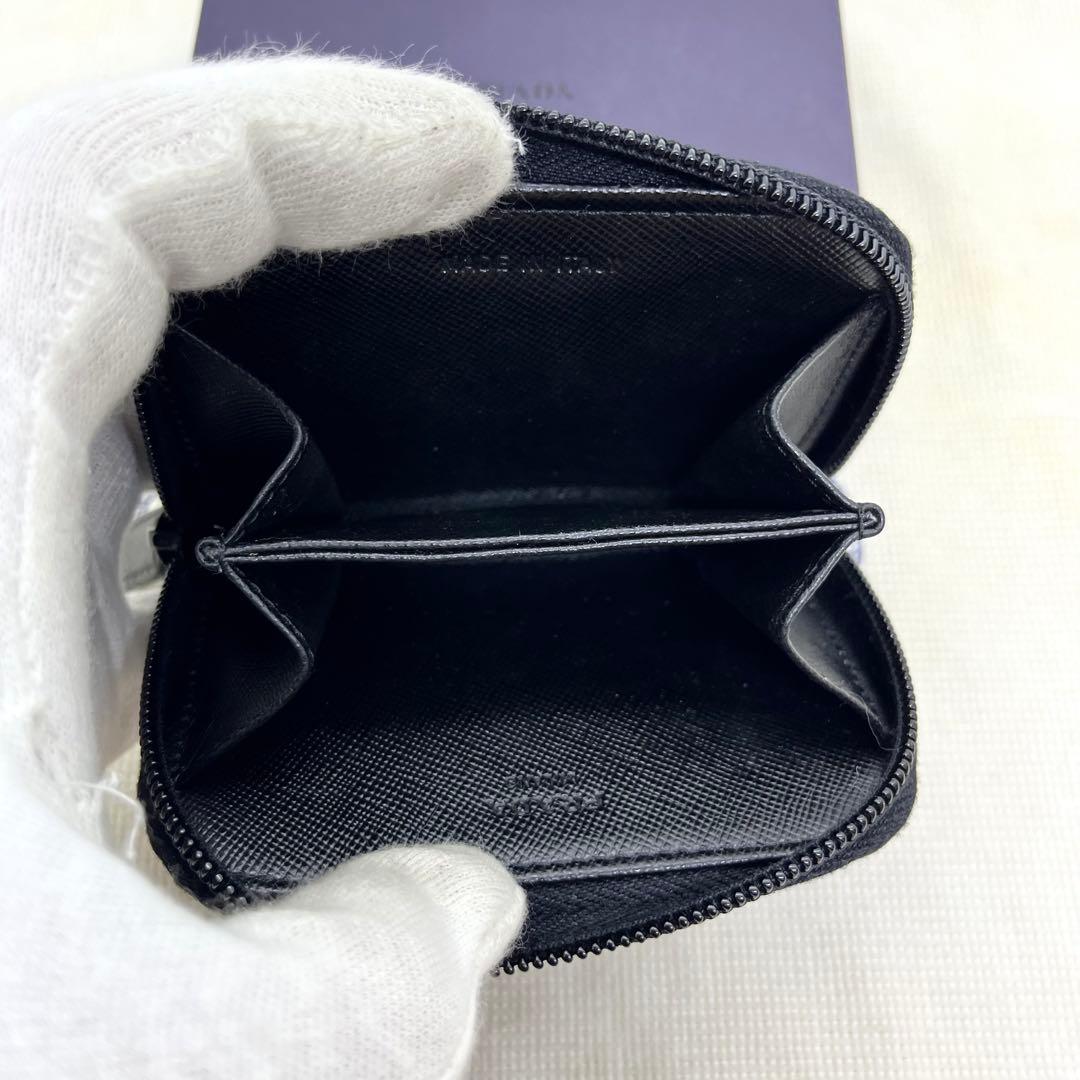 極美品/箱・ギャラ付き✨プラダ ケース 三角ロゴ サフィアーノレザー