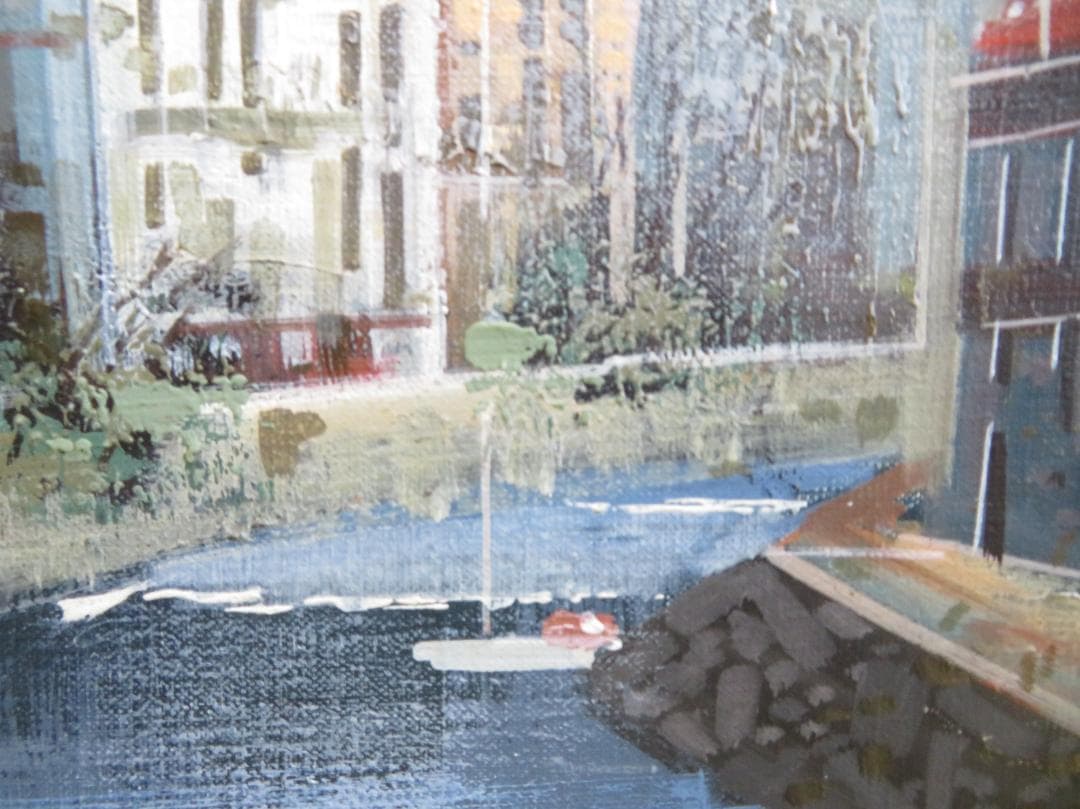 竹内 敏彦　「ストラスブール」 油彩　F6号　元一創会会員 日美連会員 帝美卒