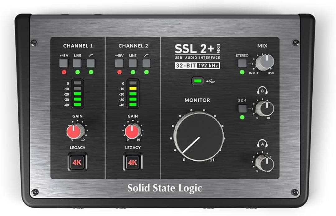 SSL2+MKⅡ オーディオインターフェース