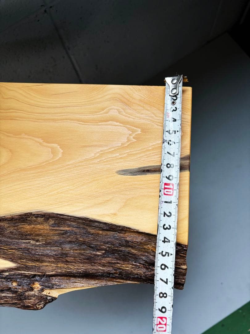 榧サイドテーブル一枚板無垢材自然木コーヒーテーブルナイトテーブル植物置き台盆栽