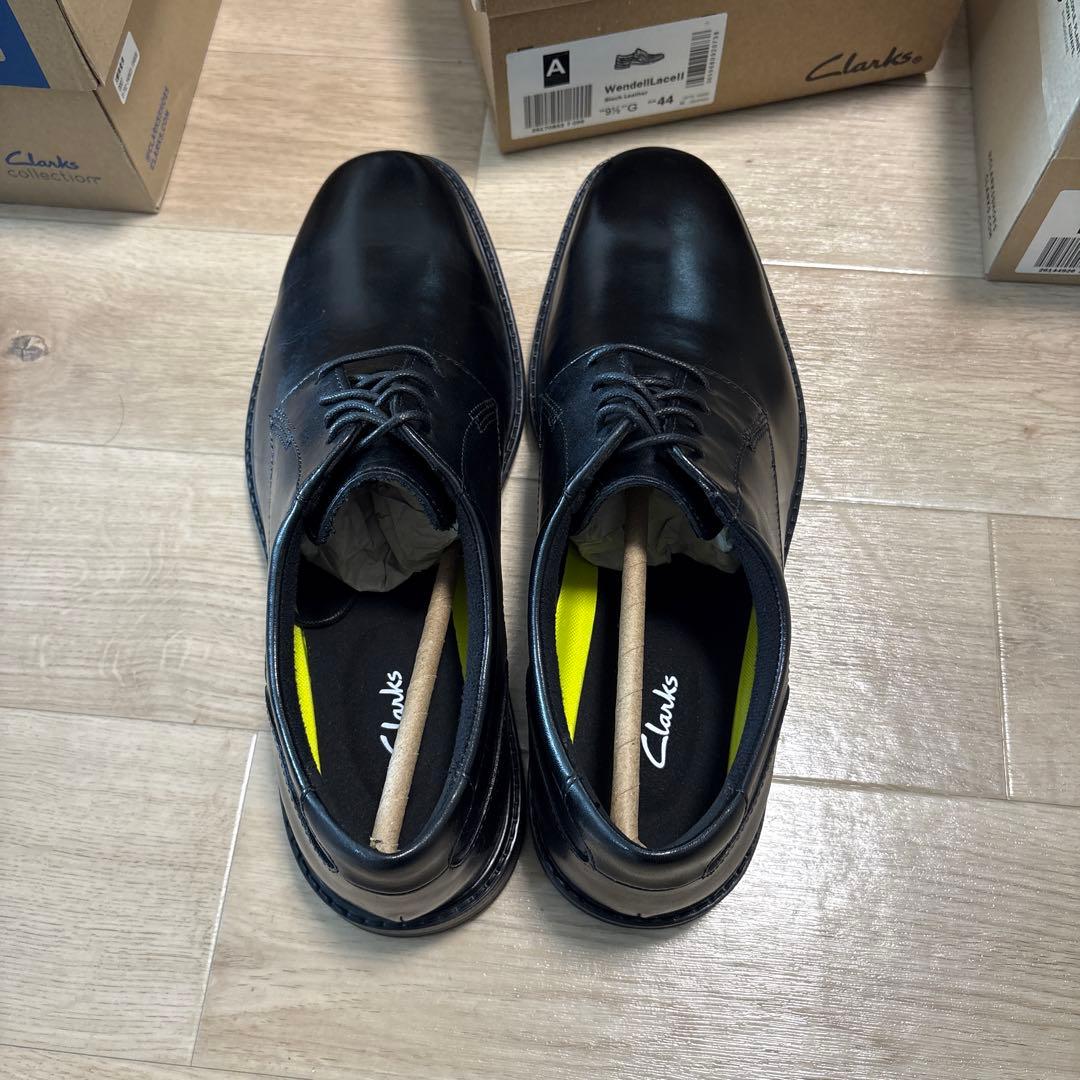 クラークス　Clarks ビジネスシューズ　3足セット　ブラック　28cm
