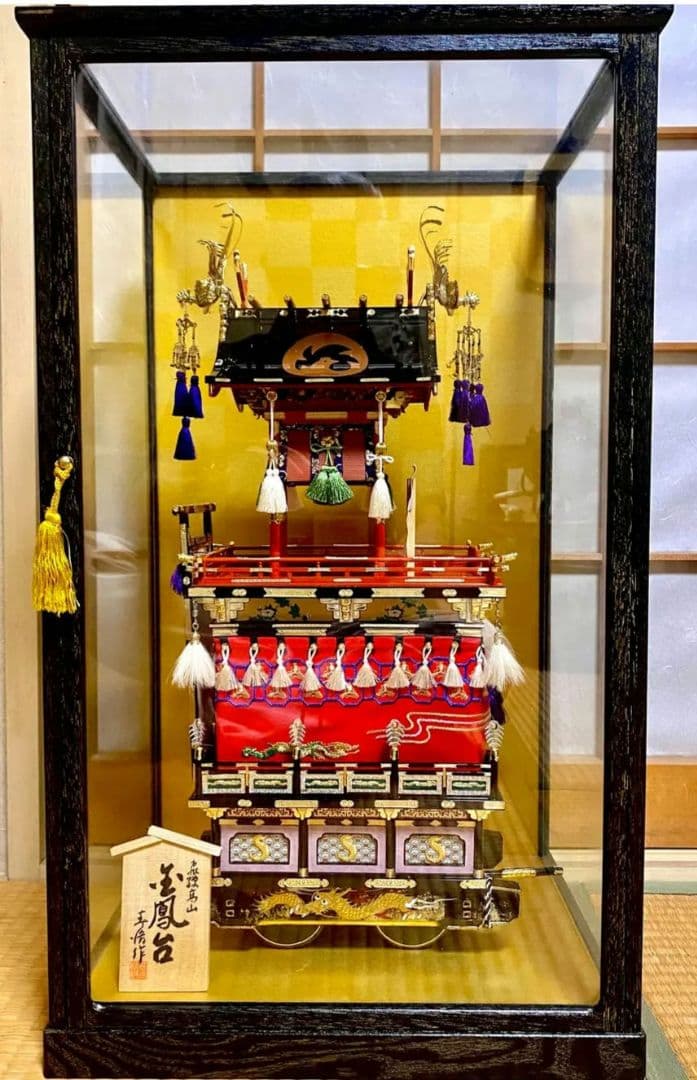 金風台 木製 伝統的な祭りの模型