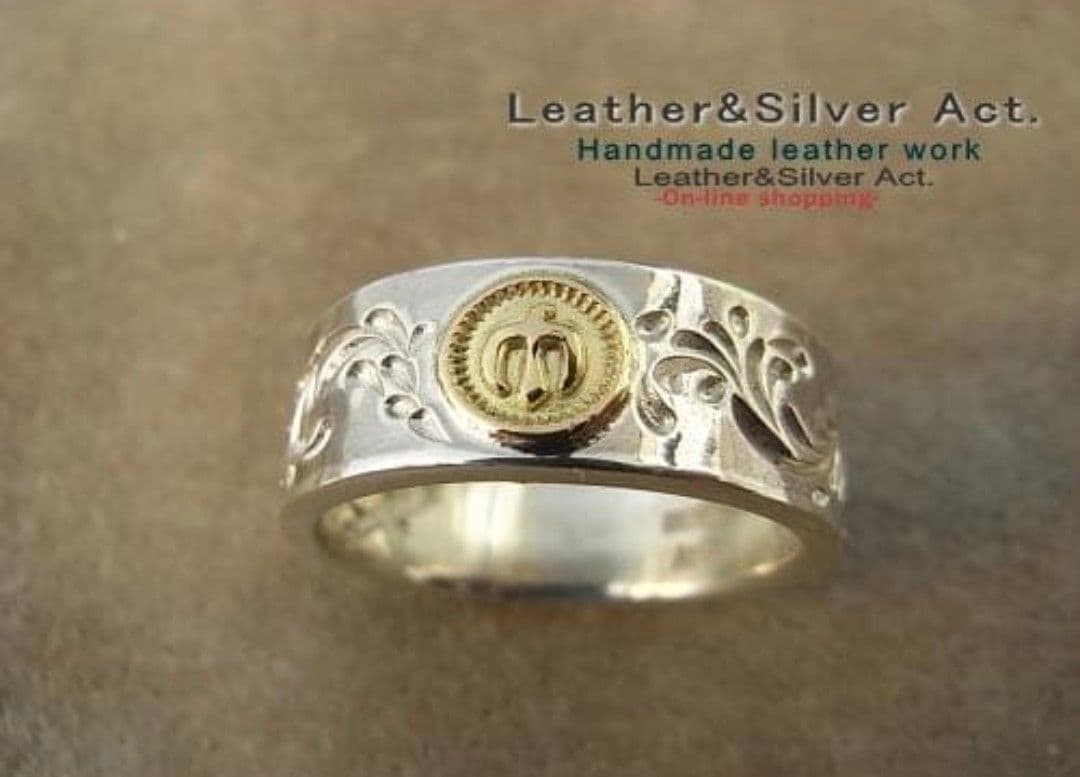 イーグル　リング イーグルの部分は底上げ、24号 唐草は無し