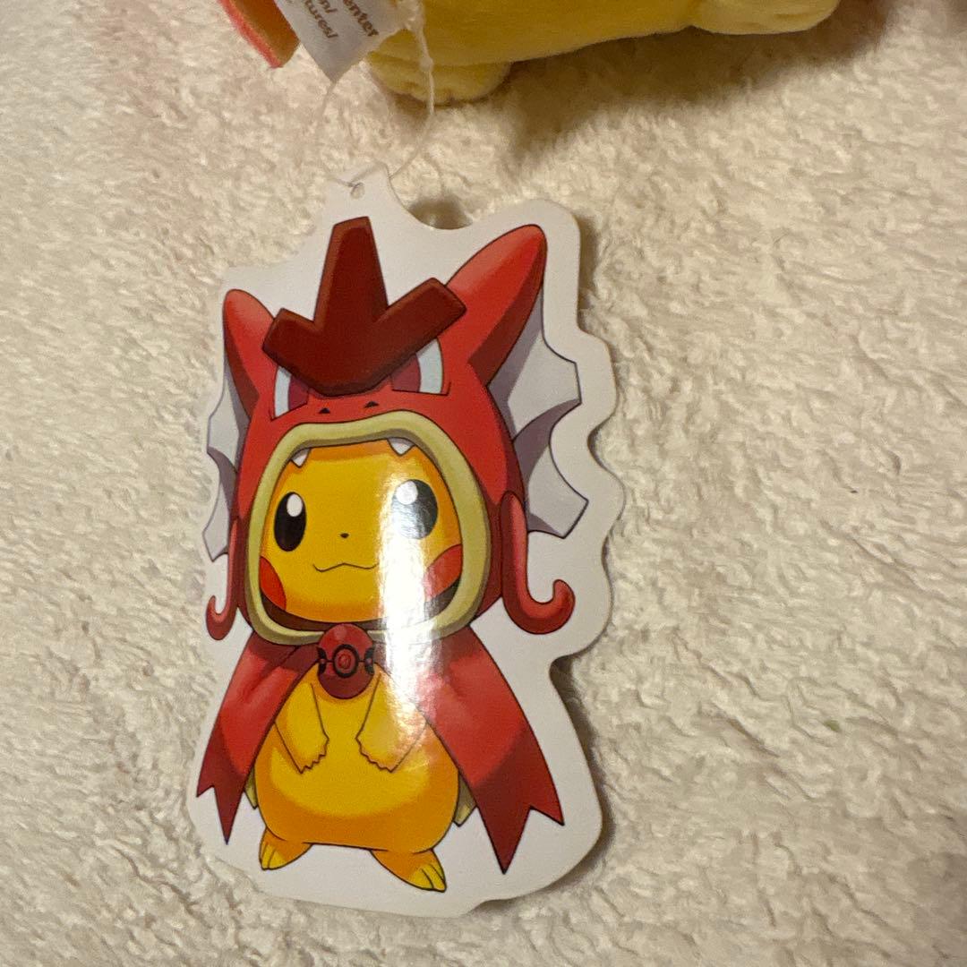 ポケモンセンター　ヒロシマ　赤いギャラドス　ポンチョ　ピカチュウ ぬいぐるみ