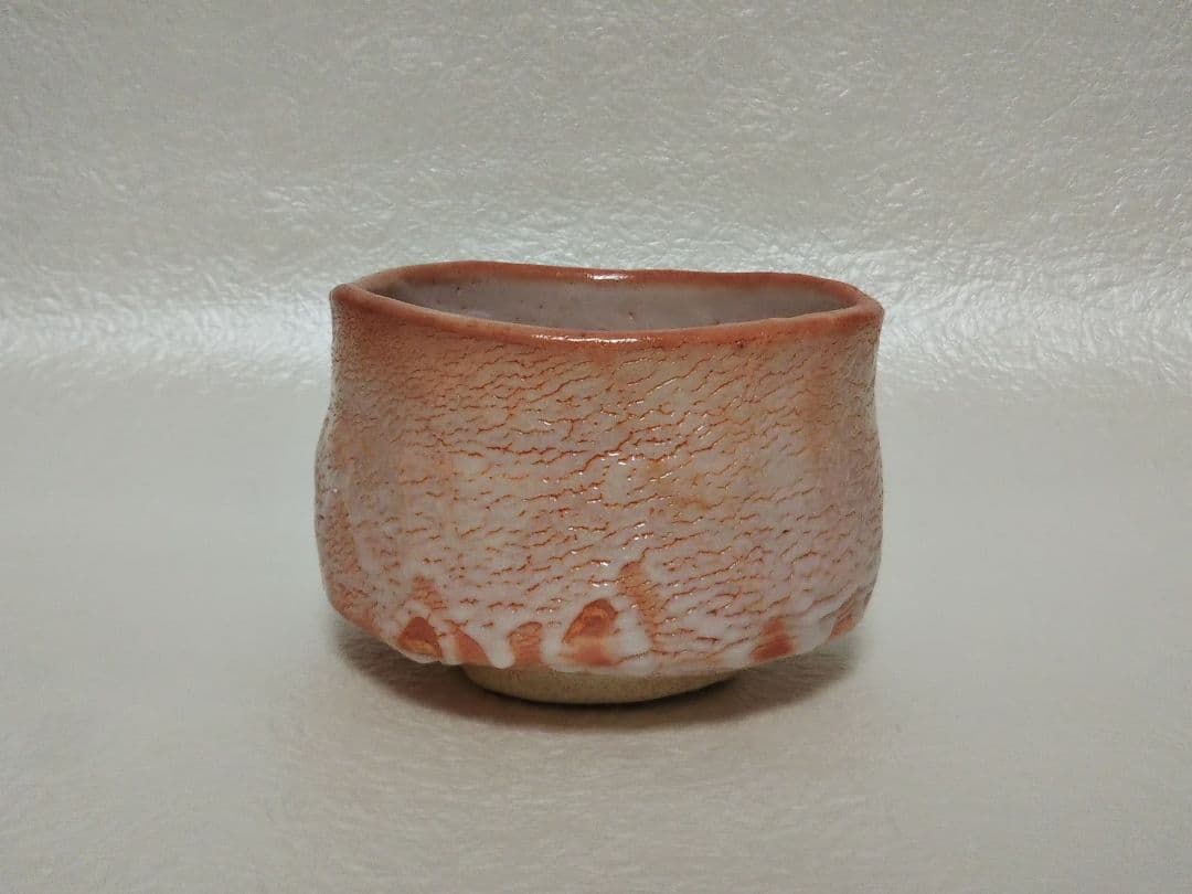 陽山窯 水野澤三 作　志野茶盌　抹茶碗　茶道具