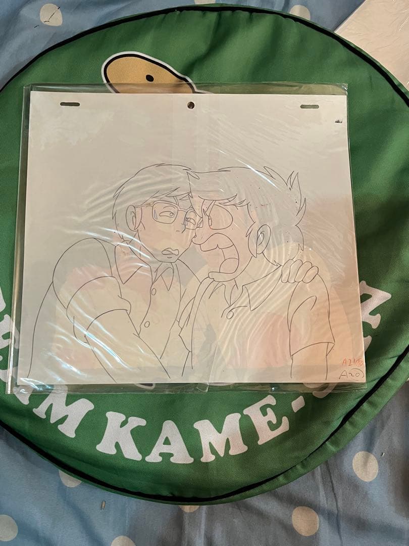 うる星やつら　諸星あたる　メガネ　セル画&原画？動画？セット