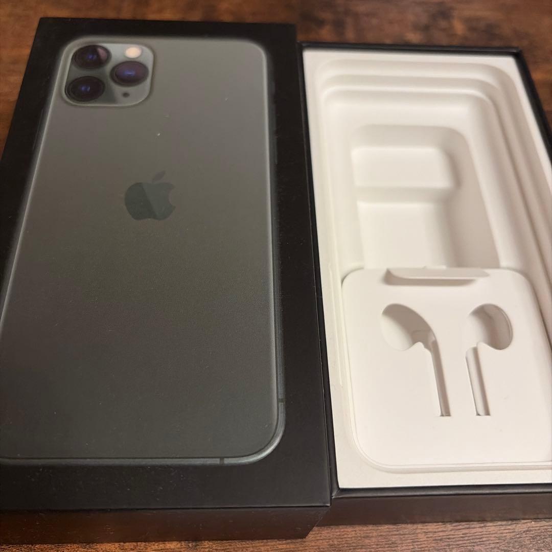 iPhone11pro ミッドナイトグリーン 256GB 本体 箱付き