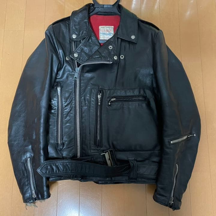 ルイスレザー　ヴィンテージ　ブロンクス　 70s スクエアタグ　ツイントラック