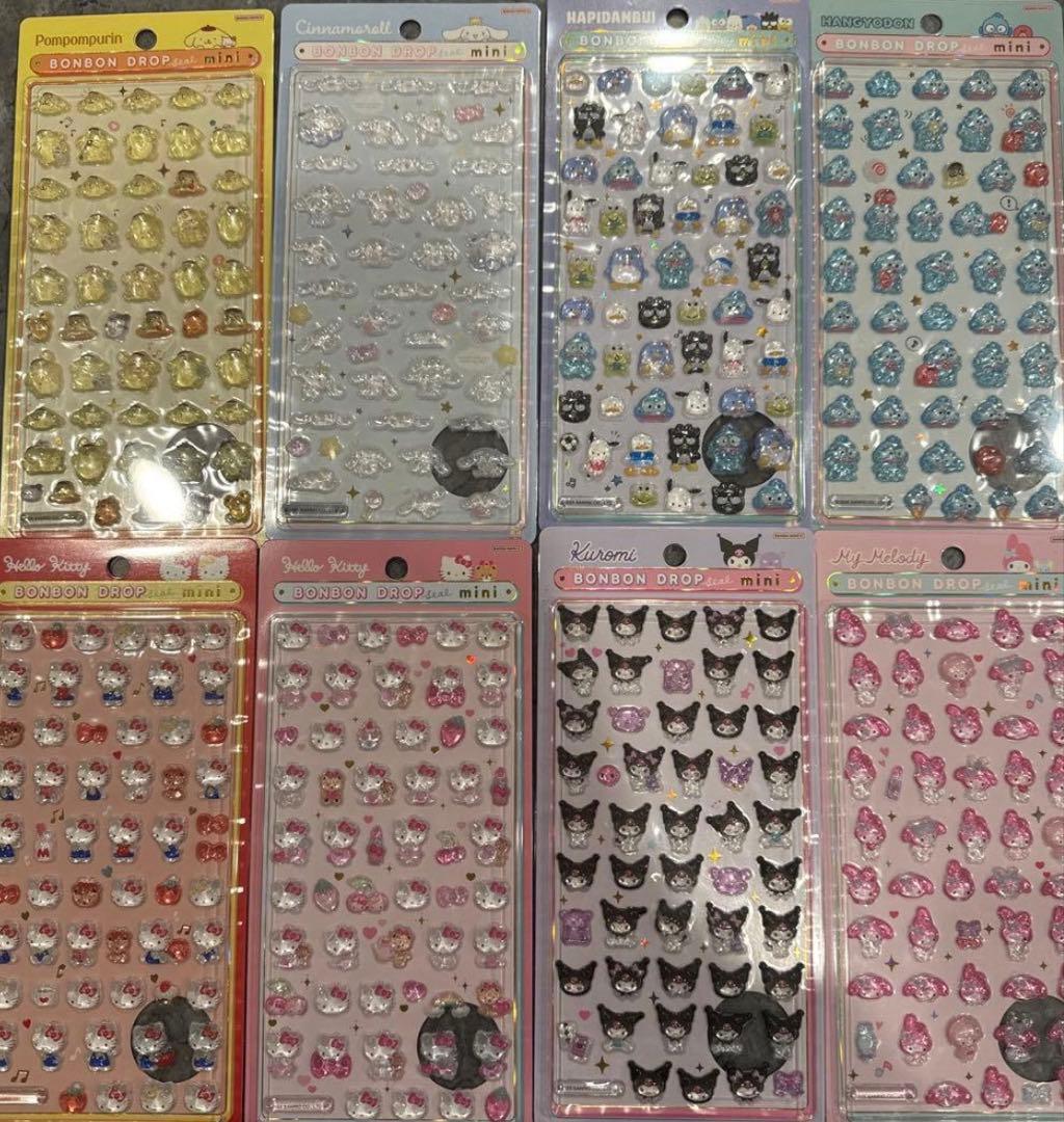 サンリオ ボンボンドロップmini 8種類セット正規品コンプリート