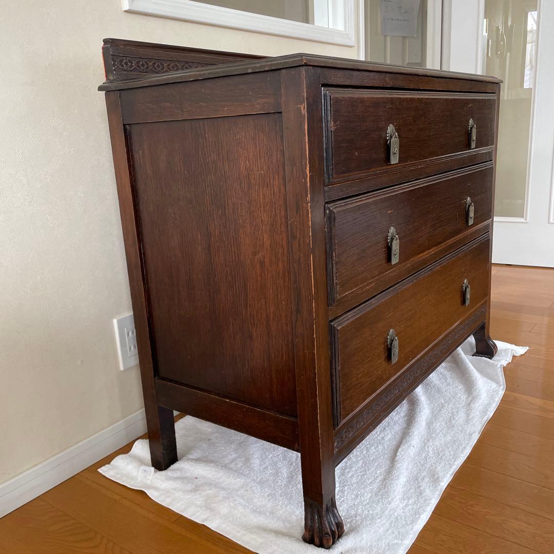 ペニーワイズ購入品　アンティーク　猫脚チェスト