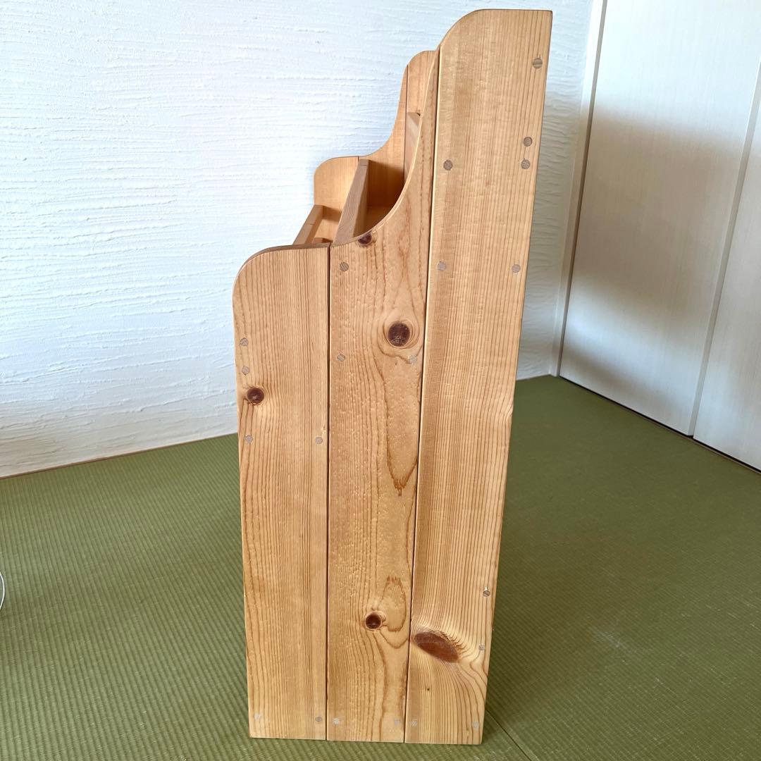 表紙の見える絵本棚　ハンドメイド・Ｗ90㎝・みつろう仕上げ