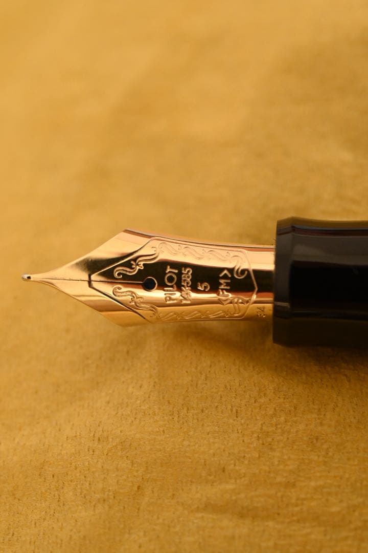 (美品)Pilotカスタム74 中細字 黒, インクコンバータ/ペンケース付