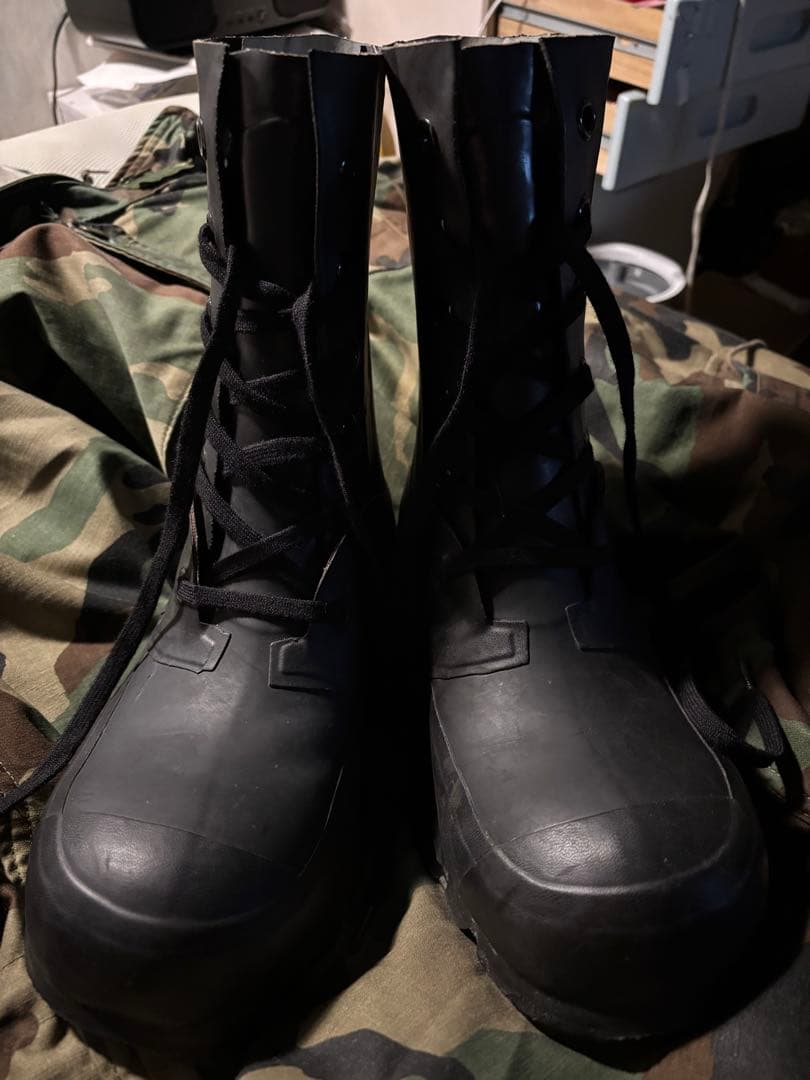 アメリカ軍 実物 ミッキーマウスブーツ 7R デッドストック バニーブーツ
